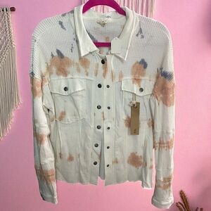 POL Multicolor Knit Shacket